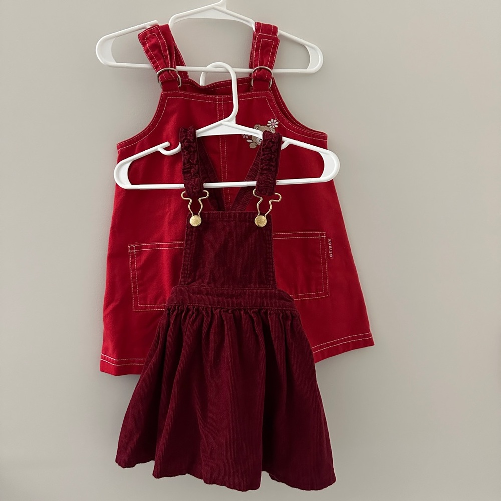 Bundle of 2 toddler skirtalls